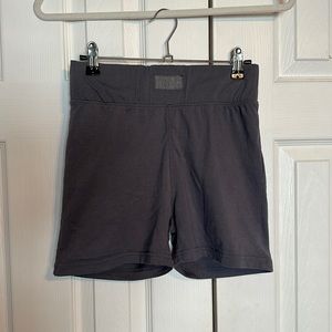 Grey high waisted bike shorts - Missguided. Size 4.
